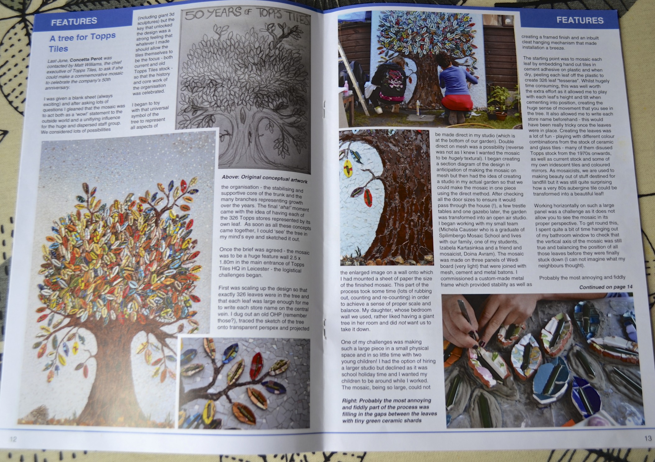 British Association for Modern Mosaics  Grout Magazine