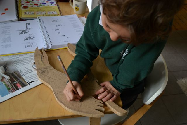 Children mosaic art, Glittering Shards Mosaics, London