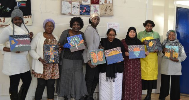 community mosaic art workshop London