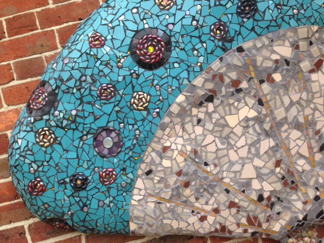 Mosaic art, garden, London art