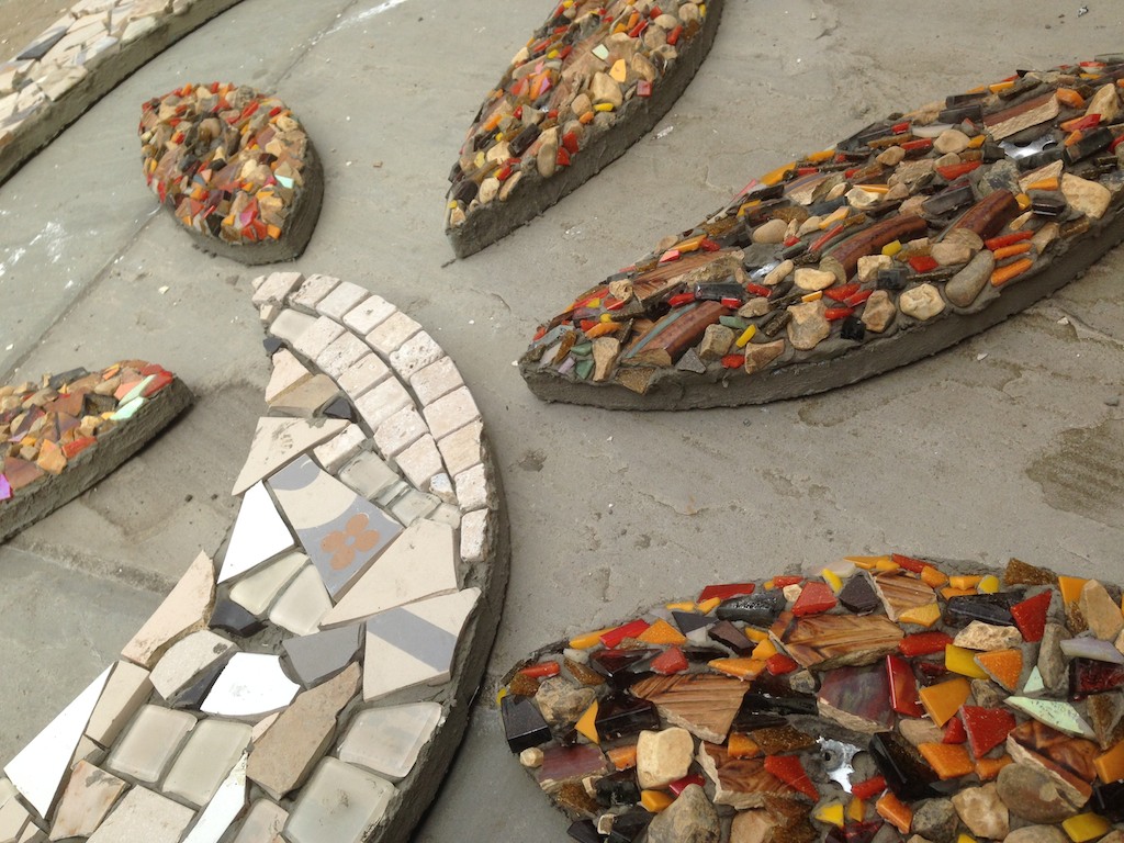 Mosaics, Garden, Concetta Perot, London