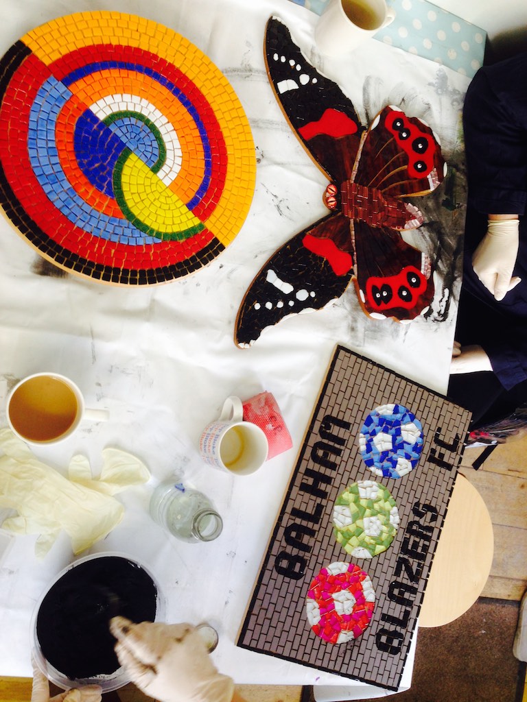 Mosaics, Concetta Perot, London, learn mosaics, mosaic classes, workshops, mindfulness