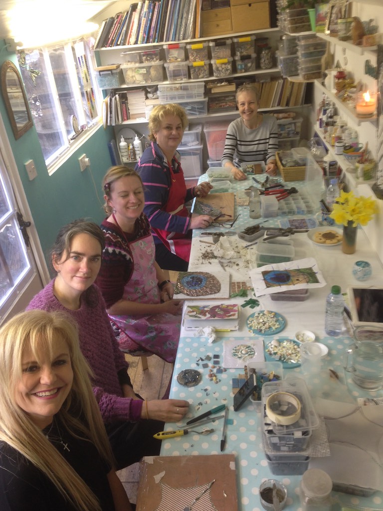 Mosaics, Concetta Perot, London, learn mosaics, mosaic classes, workshops, mindfulness