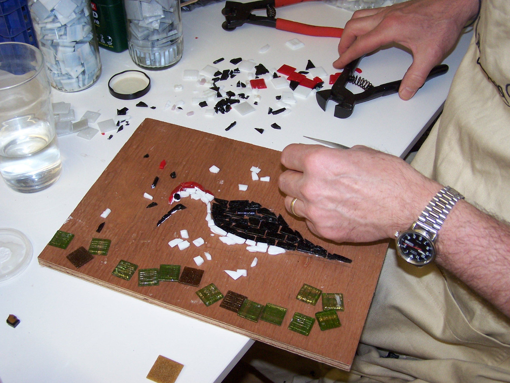 Mosaic workshop Mosaic workshops London Concetta Perot
