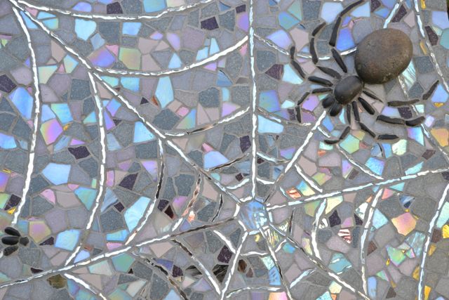 spider web mosaic 1