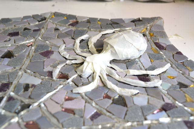 spider web mosaic 12