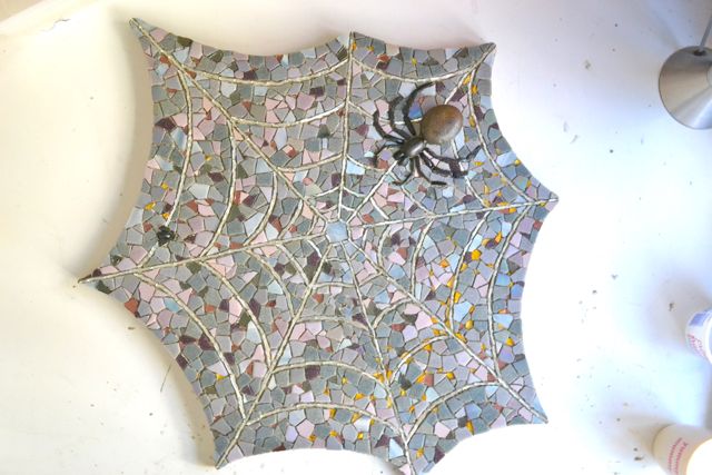 spider web mosaic 13
