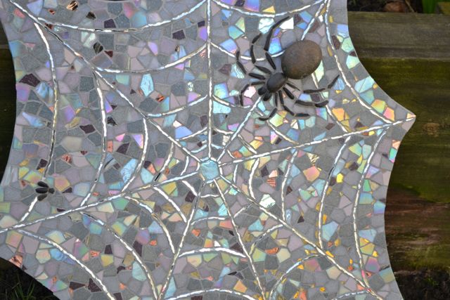 spider web mosaic 6