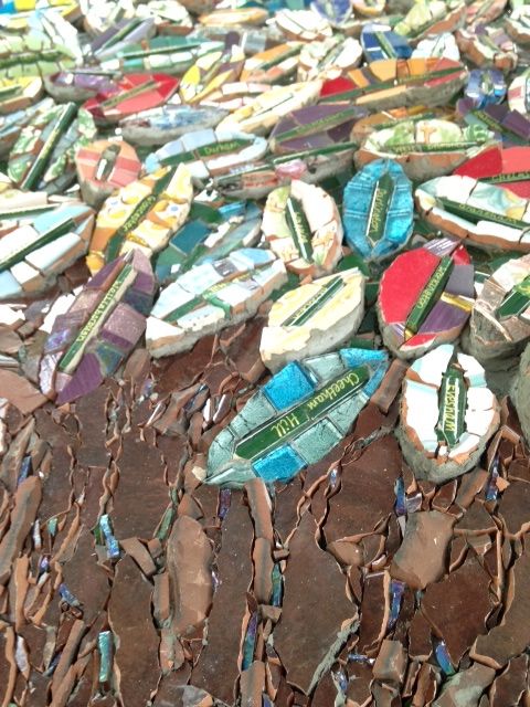 mosaic tree commission London  artist